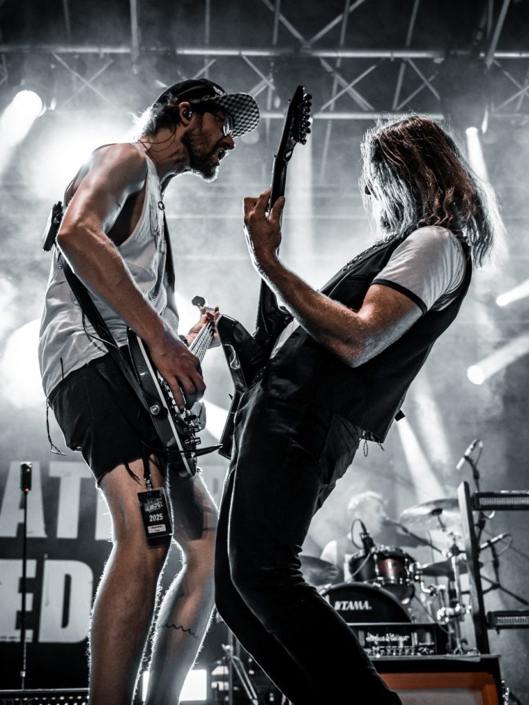 Stepfather Fred auf der Konzert Bühne beim Willkuer Heimspiel